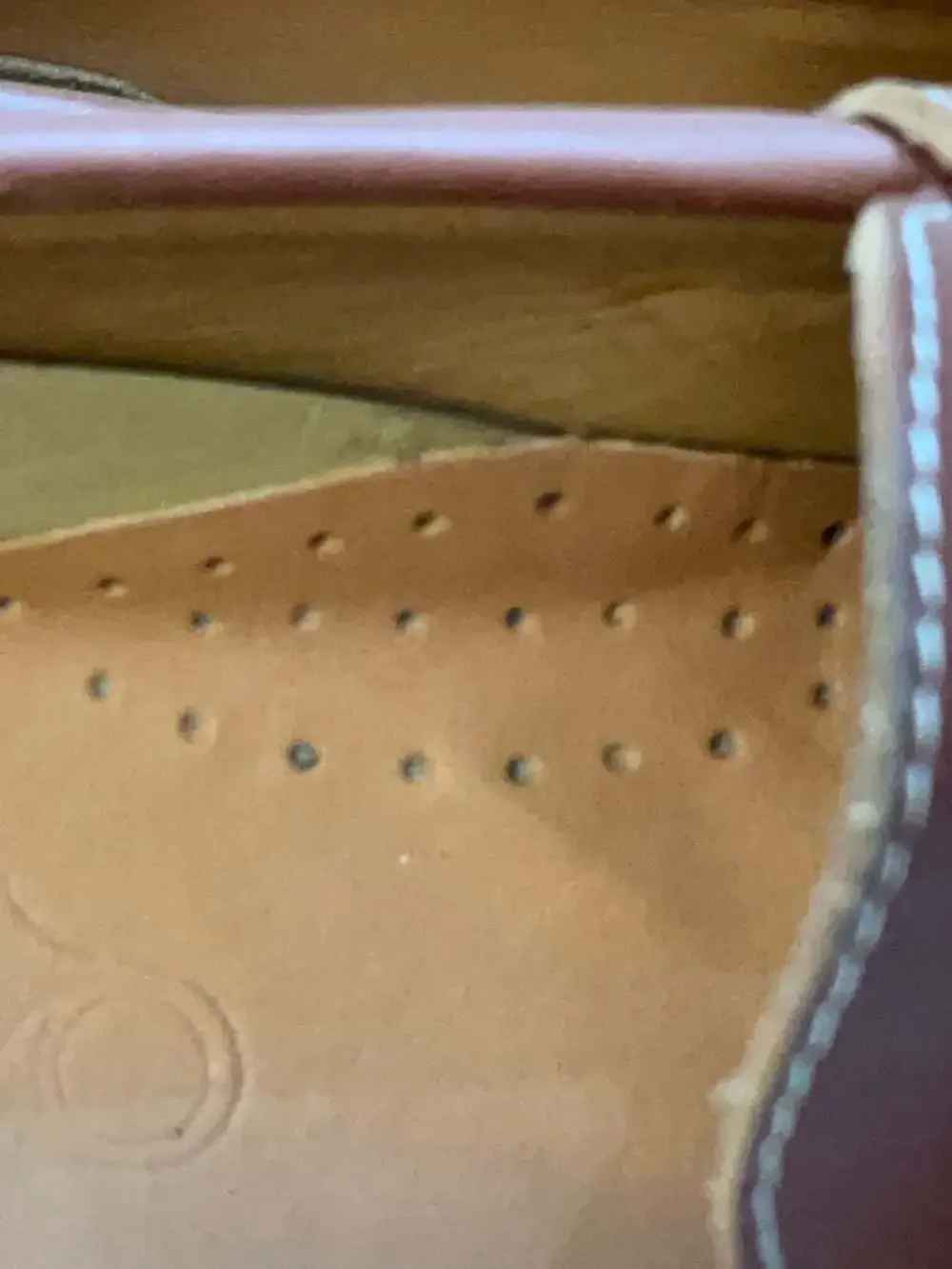 Men’s 10 French Shriner Corolla Woven Leather Penny Loafers